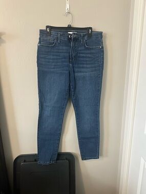 LC Lauren Conrad Dark Blue Skinny Jeans